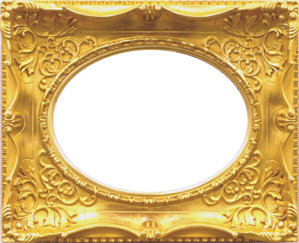 油彩額　油絵用額縁 7826 F3 ゴールド 金 （アートフレーム）-新品