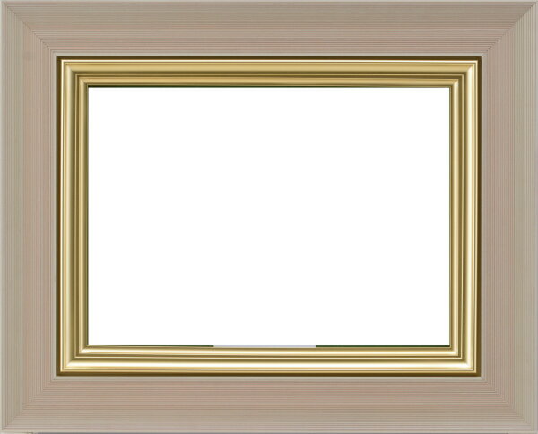 額縁 油絵額縁 油彩額縁 フレーム 3484 P10 M10 うす茶 木製 -新品