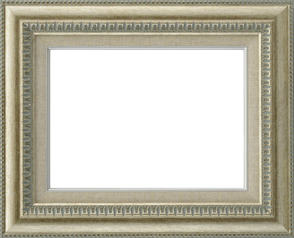 油彩額　油絵用額縁 9631 P6 M6 シルバー 銀 -新品