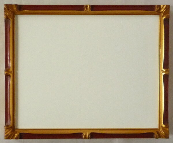 デッサン用 額縁 かんざし 小全紙(660X509mm) 金+朱 -新品