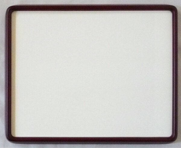 デッサン用 額縁 隅丸傾斜 四ッ切(424X348mm) マホガニ -新品