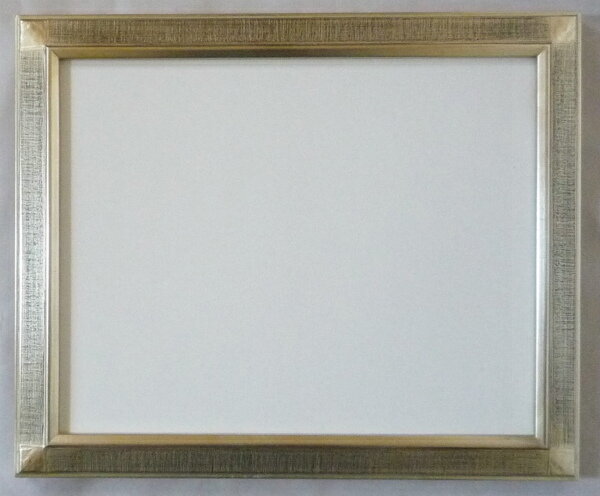 デッサン用 額縁 平傾斜水彩27 八ッ切(303X242mm) 銀 シルバー -新品
