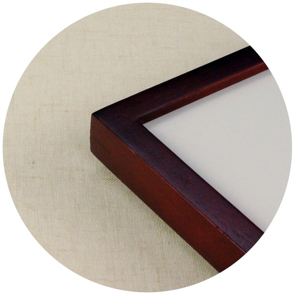 デッサン額 正方形の額縁 KAB 400角(400X400mm) マホガニ -新品