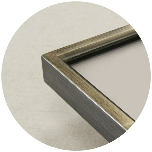 デッサン額 OA額縁 スティング A3 (420X297mm) 銀+黒 -新品