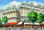 絵画 油絵 肉筆絵画 F6サイズ NO.6 「パリの街(2)」 斎藤 要 木枠付 -新品