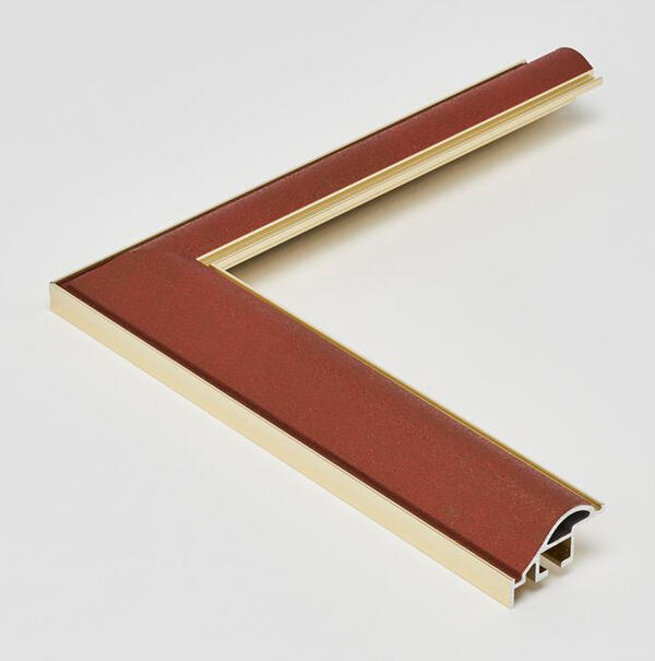 デッサン用額縁　アルミフレーム　HVM インディアンレッド　サイズMO判