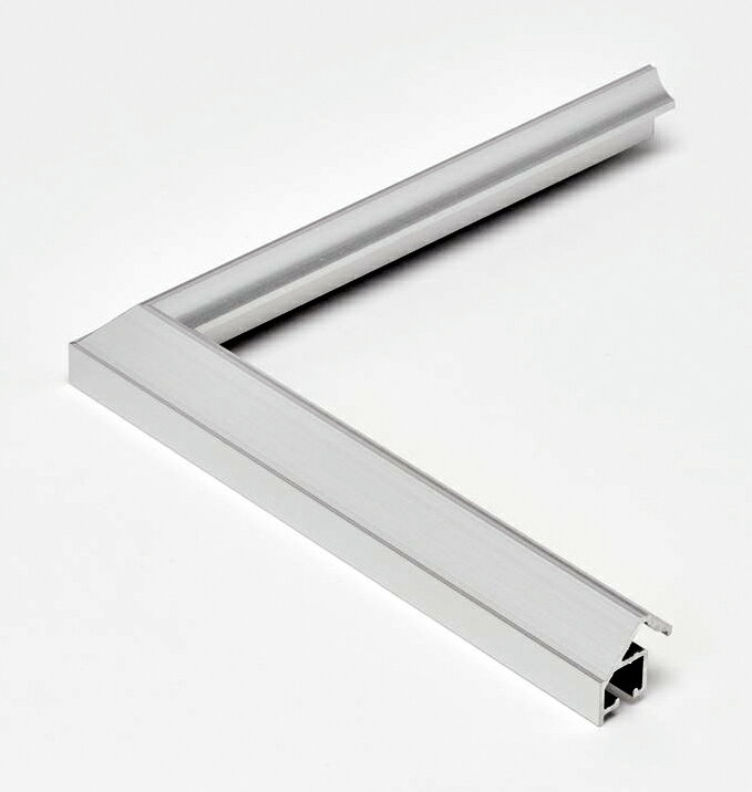 デッサン用額縁　アルミフレーム　MG シルバー　サイズ半切