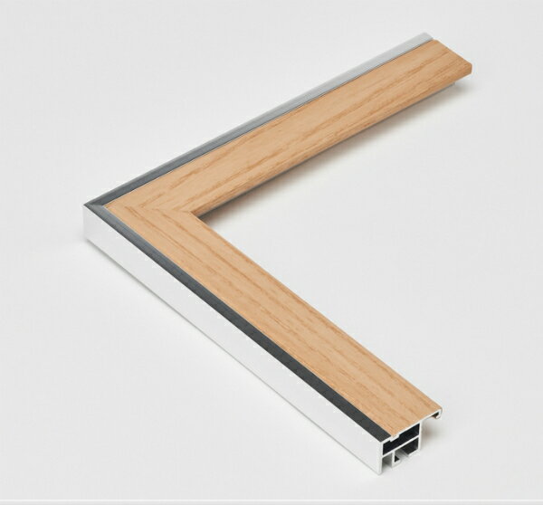 オーダーフレーム　別注額縁　デッサン用額縁　樹脂製額縁　アルミフレーム　モントレ　ナチュラル　組寸サイズ1400