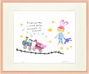絵画 額装 ジーグレー版画 はりたつお作 「dreamin'」 四ッ切