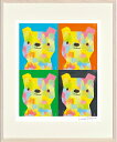 ジークレー版画 額装絵画 はりたつお 「Bears」 四ッ切