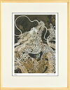 ジークレー版画 額装絵画 平石智美 「目覚める」 大衣