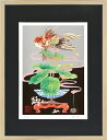 絵画 額装 デジタル版画 岩本夏樹 「蓮に東綿」 太子