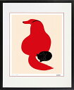絵画 額装 デジタル版画 MEOMEO 「犬と仔猫」 四ッ切