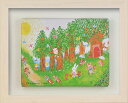 絵画 額装 デジタル版画 キャンバスアート どうなつみ 「夏の森」 インチ