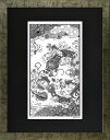 ジークレー版画 額装絵画 ROBERT EDWIN 「龍」 大衣