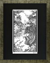 ジークレー版画 額装絵画 ROBERT EDWIN 「鳳凰」 大衣