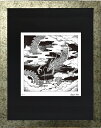 ジークレー版画 額装絵画 ROBERT EDWIN 「龍3」 太子
