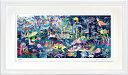 ジークレー版画 額装絵画 ホラグチカヨ 「海底王国の宝探し」 630X355
