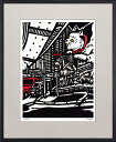 ジークレー版画 額装絵画 KOTOMIN 「KOUSOKUDOURO NO JIGOKU」 四ッ切