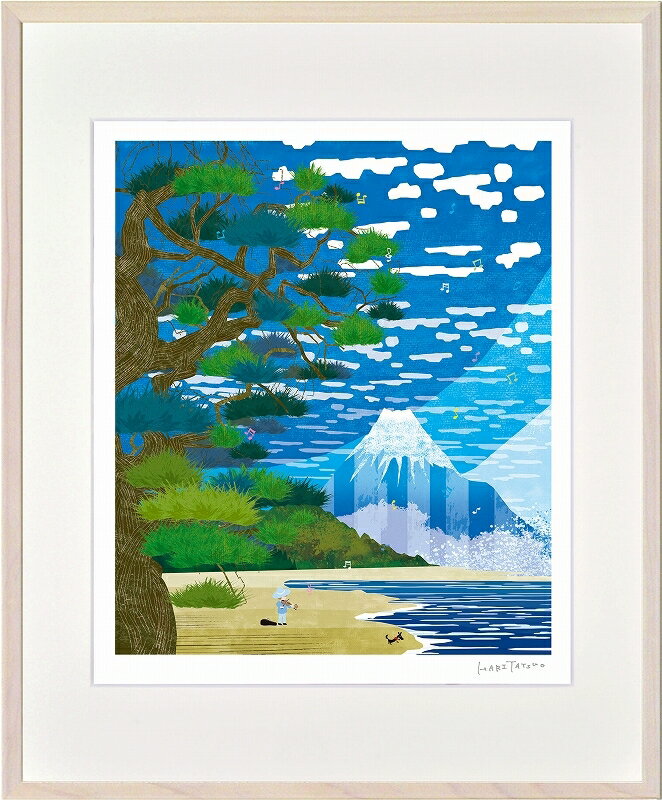 楽天市場】三保の松原 富士山（アート・美術品・骨董品・民芸品