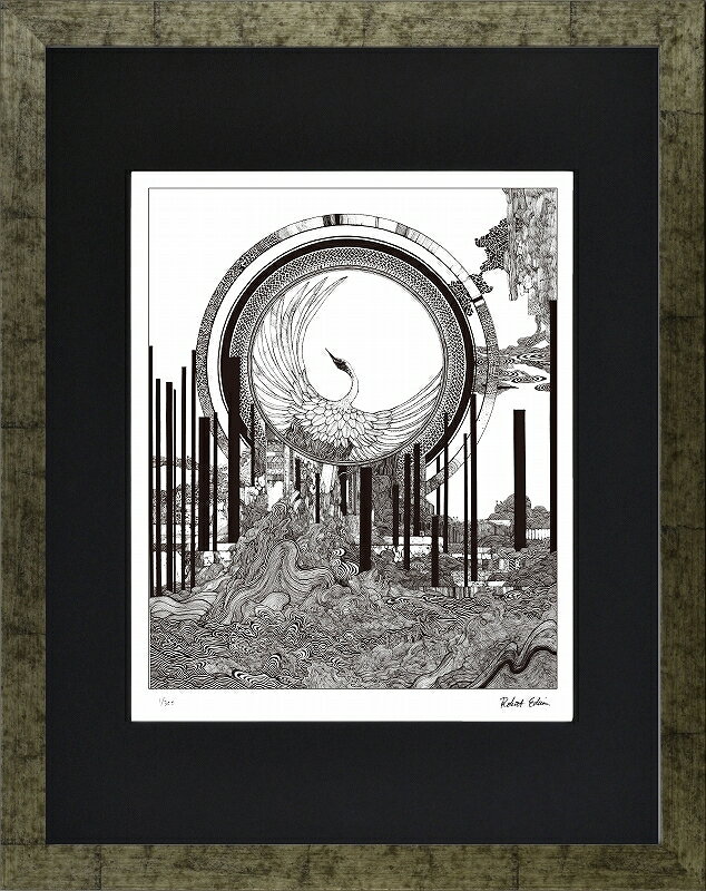 ジークレー版画 額装絵画 ROBERT EDWIN 「Vertex」 大衣 美術品