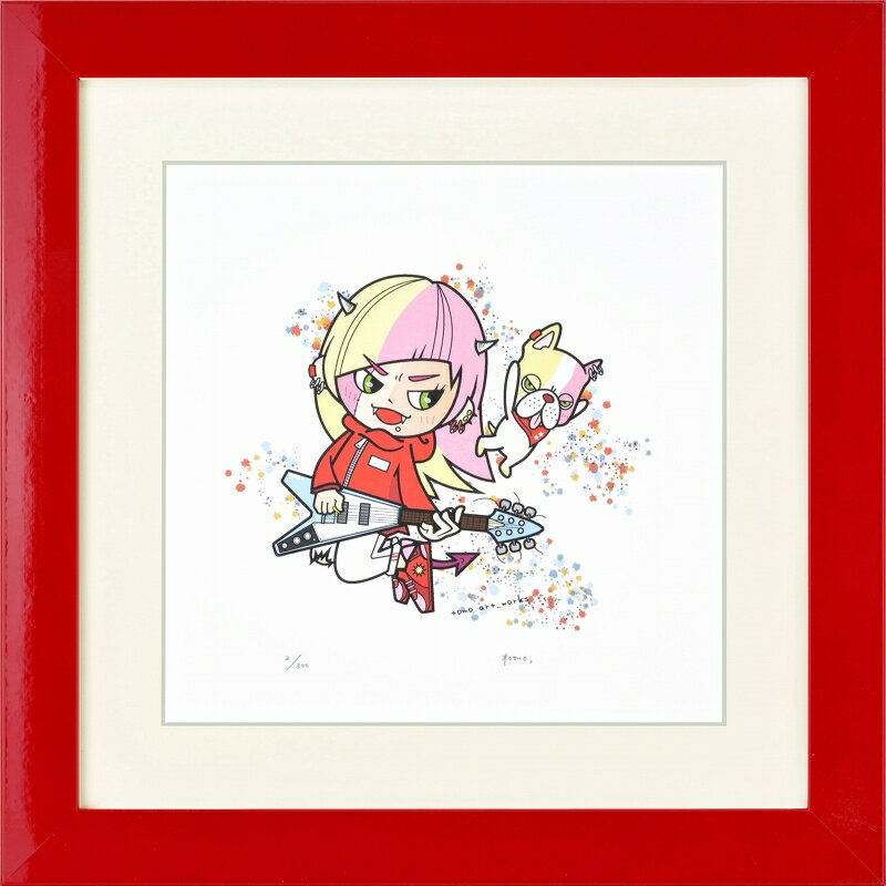 版畫 - 日本の名画 絵画 ジークレー版画 額装絵画 tomo. 「Devil's kids7」 300角
