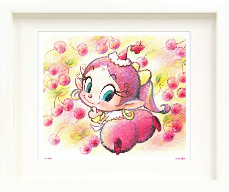 楽天市場】さくらんぼ（絵画｜アート・美術品・骨董品・民芸品