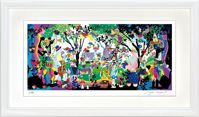 カタログ　パンフレット　リーフレット サイズ・シートサイズ:約630X355mm 仕様・ジークレー版画、樹脂製額縁、2mm厚マット、UVカットアクリル、吊り金具、ケース 商品説明 ・ホラグチカヨ作の額装版画です。 ・人気の作品を厳選した作品集の中にある絵です。 ・納品にお時間がかかる場合があります。お急ぎの方は事前にこちらよりお問い合わせください。 ・額装品は生産の関係上、予告なく仕様が変更になる場合があります。 ・天然樹脂のフレームは節や樹脂目の出方が写真とは異なりますのでご了承ください。 ・各商品は限定数生産です。完売の際はご容赦ください。 ・商品写真と商品の実際の色が異なる場合がございます。またロットによっても若干の色の差異が発生致します。 ・受注生産のため、返品・交換はお受け出来ません。 ・商品到着後7日が過ぎた場合、如何なる理由にも対応致しかねます。あらかじめご了承ください。 ・掲載写真はサンプル画像です。・売り切れごめん。 運送費（消費税・梱包費等込み）・送料無料 ※但し離島・沖縄の場合は別途送料が発生することがございますのでお問合せください。商品名・ジークレー版画 額付き絵画 ホラグチカヨ 「恋は夜からやってくる」 シートサイズ・約630X355mm 仕様・ジークレー版画、樹脂製額縁、2mm厚マット、UVカットアクリル、吊り金具、ケース 商品説明・額装品は生産の関係上、予告なく仕様が変更になる場合があります。 ・天然樹脂のフレームは節や樹脂目の出方が写真とは異なりますのでご了承ください。 ・各商品は限定数生産です。完売の際はご容赦ください。 ・商品写真と商品の実際の色が異なる場合がございます。またロットによっても若干の色の差異が発生致します。 ・受注生産のため、返品・交換はお受け出来ません。 ・商品到着後7日が過ぎた場合、如何なる理由にも対応致しかねます。あらかじめご了承ください。 ※壁面用取り付け金具は付属いたしません。必要な場合、こちらよりお選びお伝えください。(金具代別途申し受けます) ・掲載写真はサンプル画像です。 ・売り切れごめん。