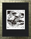 ジークレー版画 額装絵画 ROBERT EDWIN 「龍3」 太子