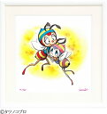 ジークレー版画 額装絵画 タツノコプロ 吉田すずか 「ハッチとアーヤ」 300角