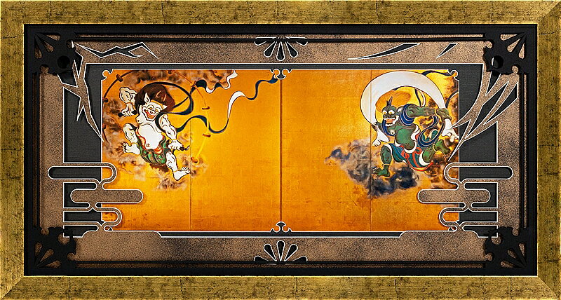 楽天市場】風神雷神（絵画｜アート・美術品・骨董品・民芸品）：ホビー