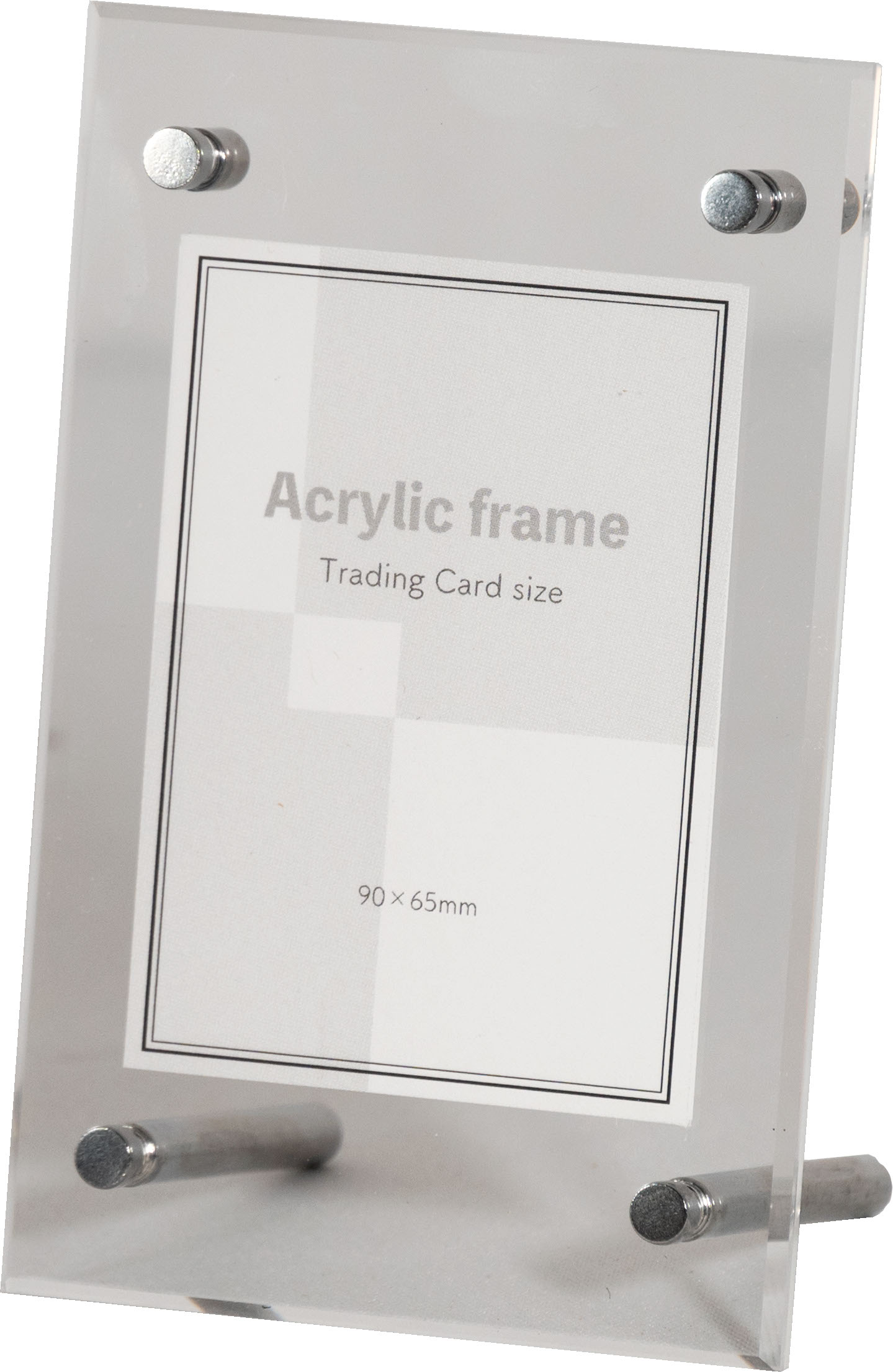 額縁 色紙用額縁 アクリルフレーム 5352 サイズ トレーディングカード 〜 90x65mm