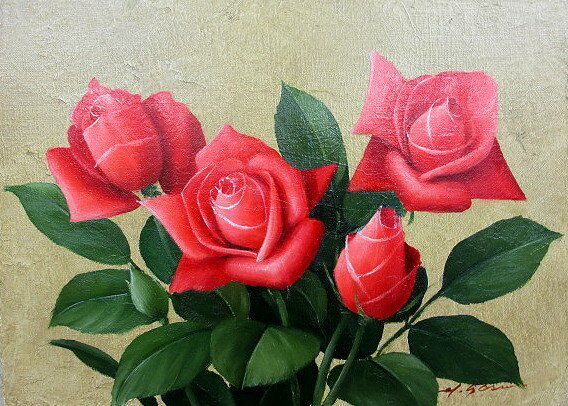 楽天市場】バラ 薔薇(テーマ(絵画)静物)(油彩画|絵画 楽天市場】バラ 薔薇(テーマ(絵画)静物)(油彩画|絵画