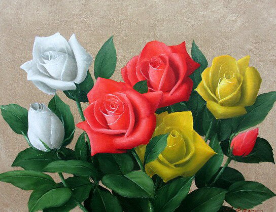 楽天市場】バラ 薔薇(テーマ(絵画)静物)(油彩画|絵画 楽天市場】バラ 薔薇(テーマ(絵画)静物)(油彩画|絵画
