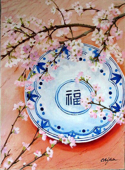 絵画をお探しなら必見！ 油彩画 洋画 (油絵額縁付きで納品対応可) F4 ～ F6 「さくら7」 内藤 千嘉 13,620円～