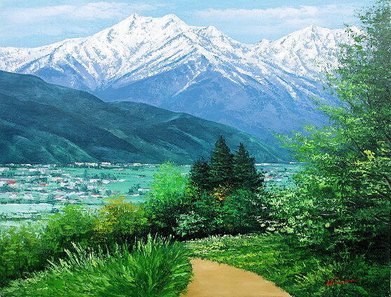 サイズM4号：肉筆油絵：絵寸約333X190mm 仕様・肉筆油絵（キャンバス地、木枠付き）・額縁も必要な場合、額縁メーカーからの直送となります。お客様の方で絵と額縁をセットしていただく事になります。https://item.rakuten.co.jp/auc-touo/c/0000000411/ こちらから額縁をお選びください。（額代別途） 商品説明・油絵の価格です。・美術年鑑掲載の日本人画家が描いている油絵です。・絵画が在庫切れの場合、約1ヶ月お待ちいただくことがあります。・肉筆油絵に付き、サンプル画像と多少構図、色合いが変わります。※壁面用取り付け金具は付属いたしません。必要な場合、こちらよりお選びください。(金具代別途申し受けます)・掲載写真はサンプル画像です。・売り切れごめん。（なんらかの理由で画家が製作活動を続けられなくなった時など） 額縁・額装納品の場合、こちらから額縁をお選びください。（額代別途申し受けます。） 画題「安曇野」 画歴広瀬 和之1930年　東京都に生まれる　　　　　　二紀出品、渡欧東京にて個展、グループ展　　　　　　岐阜にて個展　美術研究所講師　　　　　　岐阜「ギャラリーポエム」個展　應美会会員　　　　　　岐阜「ギャラリー鮎」「ギャラリー中電」　グループ展 その他・このメーカーの絵画一覧を見る・油絵一覧運送費（消費税・梱包費等込み）・送料無料 ※但し離島・沖縄の場合は別途送料が発生することがございますのでお問合せください。 カタログ　パンフレット　リーフレット額縁も必要な場合、絵画と同じサイズの額縁をお選びご指定ください。よく一緒に検討されている商品の一覧・名画一覧・洋画一覧・ヨーロッパ絵画一覧・版画一覧・絵画一覧サイズ M4号：肉筆油絵：絵寸約333X190mm 仕様 ・肉筆油絵（キャンバス地、木枠付き）・額装納品の場合、https://item.rakuten.co.jp/auc-touo/c/0000000411/ こちらから額縁をお選びください。（額代別途） 商品説明 ・油絵の価格です。 ・美術年鑑掲載の日本人画家が描いている油絵です。 ・絵画が在庫切れの場合、約1ヶ月お待ちいただくことがあります。 ・別寸製作対応します。お問合せください。 （※描けないサイズがあります。） ・肉筆油絵に付き、サンプル画像と多少構図、色合いが変わります。 ※壁面用取り付け金具は付属いたしません。 ・掲載写真はサンプル画像です。 ・売り切れごめん。 画題 「安曇野」 画歴 広瀬和之 1930年東京都に生まれる 二紀出品、渡欧東京にて個展、グループ展 岐阜にて個展美術研究所講師 岐阜「ギャラリーポエム」個展應美会会員 岐阜「ギャラリー鮎」「ギャラリー中電」グループ展