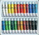 内容 アクリル絵の具が1箱：12ml×24色入りです。 色 Zinc White/Titanium White/Lemon Yellow/Yellow Mid Orange Yellow/Scarlet Lake/Orange/CrimsonVermilion/Ultramarine Blue/Phthalo Blue/Cobalt BlueCerulean Blue/Green Light/Emerald Green/ViridianSap Green/Raw Sienna/Yellow Ochre/Red LightBumit Sienna/Bumt Umber/Vandyke Brown/Black 商品説明 ・最高の原料は、輝き、つやのある特別な品質の仕上がりをもたらします。 滑らかに描くことができます。24色を混ぜ合わせて様々な色を表現できます。様々な種類の物に描く事ができます。この商品は人体に対しての安全基準を満たしています。 またヨーロッパとアメリカの規格に沿って作られています。・輸入品のため、ケースが傷んで入荷しているものがあります。あらかじめご了承ください。 ・入荷時期により、ケースのデザインが変わる場合があります。・売り切れごめん 運送費・全国一律950円 ※弊社契約宅配会社で発送する場合 ※一回の発送で納品先が一箇所の場合、何点でも950円です。 ※但し離島・沖縄の場合は別途送料が発生することがございますのでお問合せください。・ご注文の合計金額が3万円以上の時は送料無料（※一回の発送で納品先が一箇所の場合 ※除く離島・沖縄）