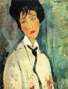 絵画 複製名画 キャンバスアート 世界の名画シリーズ モディリアニ 「タイの女性」 サイズ SM 〜 4号