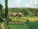 絵画 複製名画 キャンバスアート 世界の名画シリーズ ピサロ 「レ・パティの風景」 サイズ SM 〜 10号