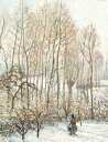 絵画 複製名画 キャンバスアート 世界の名画シリーズ ピサロ 「雪に映える朝陽」 サイズ SM ~ 3号