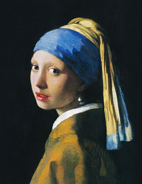絵画 複製名画 キャンバスアート 世界の名画シリーズ ヨハネス・フェルメール 「 真珠耳飾りの少女 」 サイズ 20号
