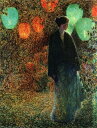 絵画 複製名画 キャンバスアート 世界の名画シリーズ チャイルド・ハサム 「 JulyNight 」 サイズ SM 〜 25号