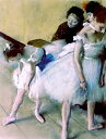 絵画 複製名画 キャンバスアート 世界の名画シリーズ ドガ 「 ダンス試験 」 サイズ SM 〜 12号