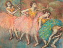 絵画 複製名画 キャンバスアート 世界の名画シリーズ ドガ 「 4人のダンサー 」 サイズ SM 〜 25号