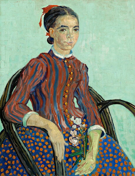 絵画 複製名画 キャンバスアート 世界の名画シリーズ ゴッホ 「 ラームスメ 」 サイズ SM 〜 6号