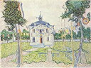 絵画 複製名画 キャンバスアート 世界の名画シリーズ ゴッホ 「 1890年7月14日オーベル市役所 」 サイズ SM 〜 12号
