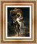 絵画 額縁付き 複製名画 世界の名画シリーズ ピエール・オーギュスト・コット 「 嵐 」 サイズ 20号