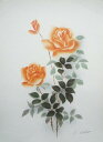 絵画 水彩画 「花 静物」 -L19 -新品-特価品