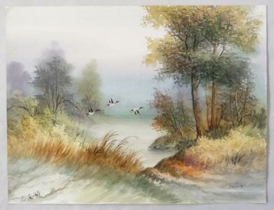 楽天市場 水彩画 風景 L10 新品 特価品 絵画 掛軸 額縁屋 touo 楽天市場 水彩画 風景 L10 新品 特価品 絵画 掛軸 額縁屋 touo
