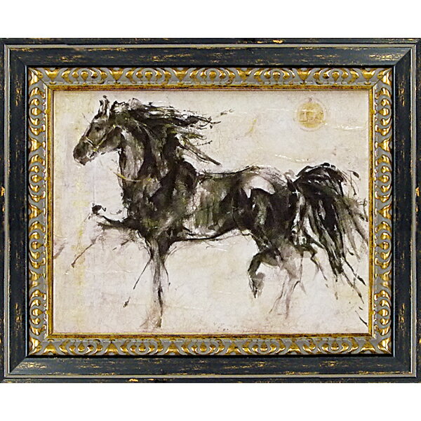 絵画 額縁付き 絵画 アートフレーム ゴッドフライド マルタ「ウィング ラン」 GA-07001 -新品